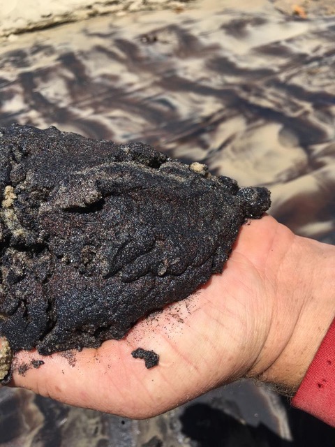 April 2021: A handful of Heavy Mineral Sands from Walviskop.